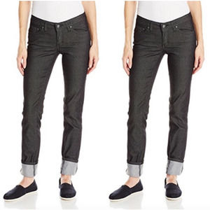 prAna Kara Jeans, Low Rise Fitted Dark Wash Denim, Size 8